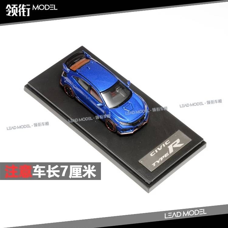 |LCD 1 / 64 Honda CIVIC CIVIC Type R FK8 Hợp Kim Xe Mẫu Màu Xanh Dương