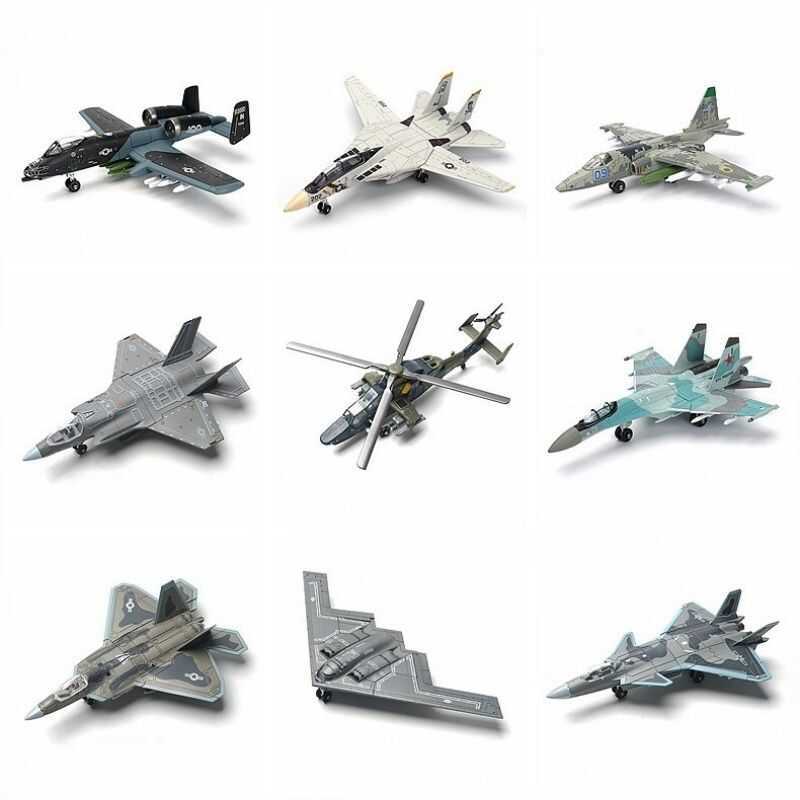 1 / 72 Lắp Ráp er Jet US F22 F14 Tomcat Liên Xô SU-35 Su-57 Mô Hình Máy Bay Xây Dựng Blo