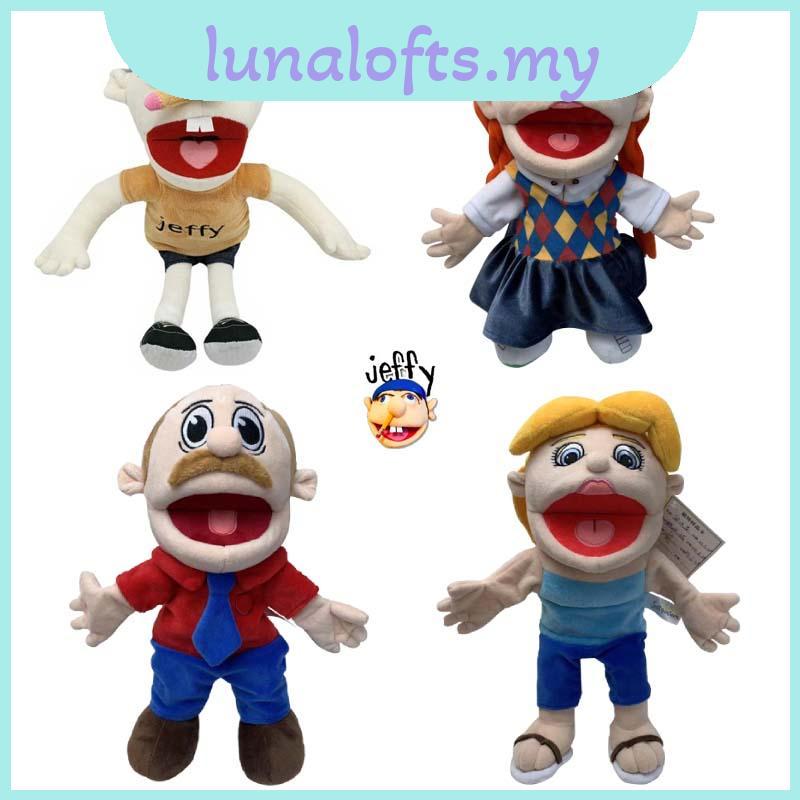 40cm Jeffy Con Rối Búp Bê Jeffy Tay Con Rối Sml Jeffy Con Rối Gia Đình Thật Jeffy Zombie Cậu Bé Tay 