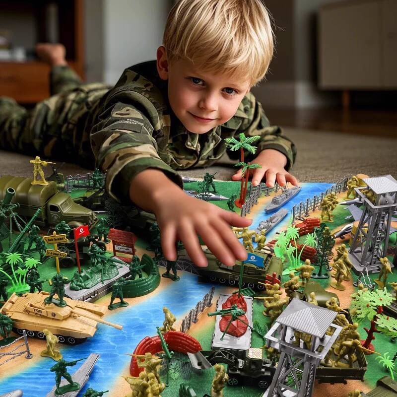 (Mới về) Bộ mô hình xe tăng quân sự, máy bay, căn cứ chiến lược JEU Old Meaning Boy, quà sinh nhật