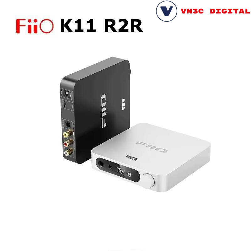 Bộ khuếch đại tai nghe giải mã DSD để bàn FiiO K11 R2R không mất dữ liệu - Chính Hãng