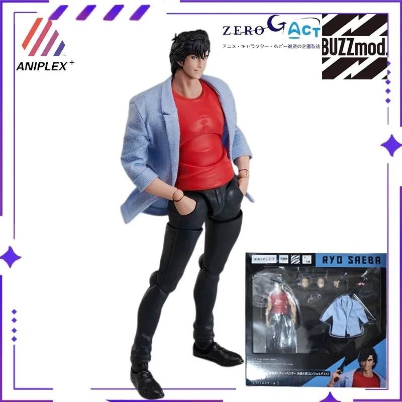 Aniplex BUZZmod City Hunter Theater Edition Nagyu Fang Hanyu Ryo Anime Mobile Doll Mô hình tinh xảo 