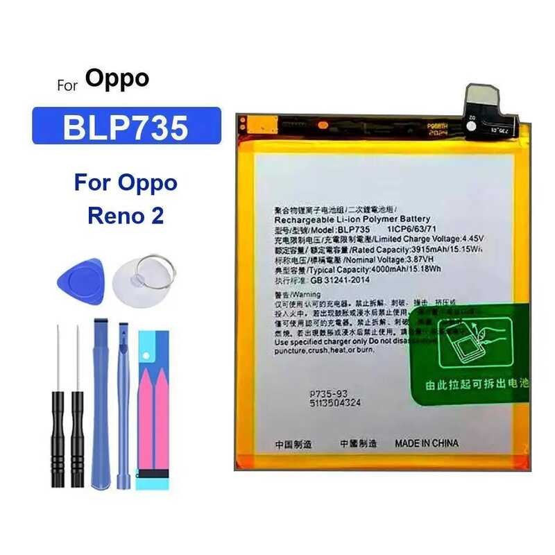 Dành cho Oppo Reno 2 BLP735 bty 4000mAh