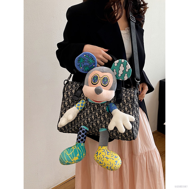 Túi thời trang Crossbody Túi xách Mickey Túi xách hoạt hình một vai Mickey Gối thời trang Mickey Túi