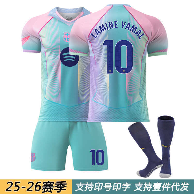 BASA 14 Lushford Jersey Xanh Không. 10 Bộ đồ bóng đá Yamar Nam 11 Rafinia 8 Pedri