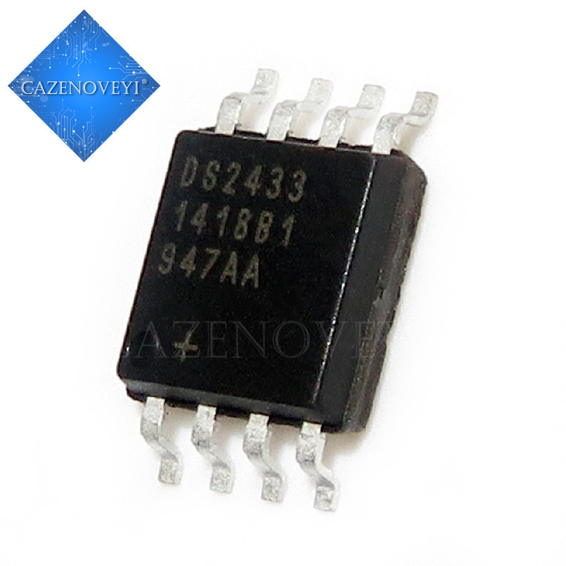 1 Cái Mới DS2433 DS2433S + DS2433S-500 DS2433-500 Pin Lithium IC SOP-8 IC