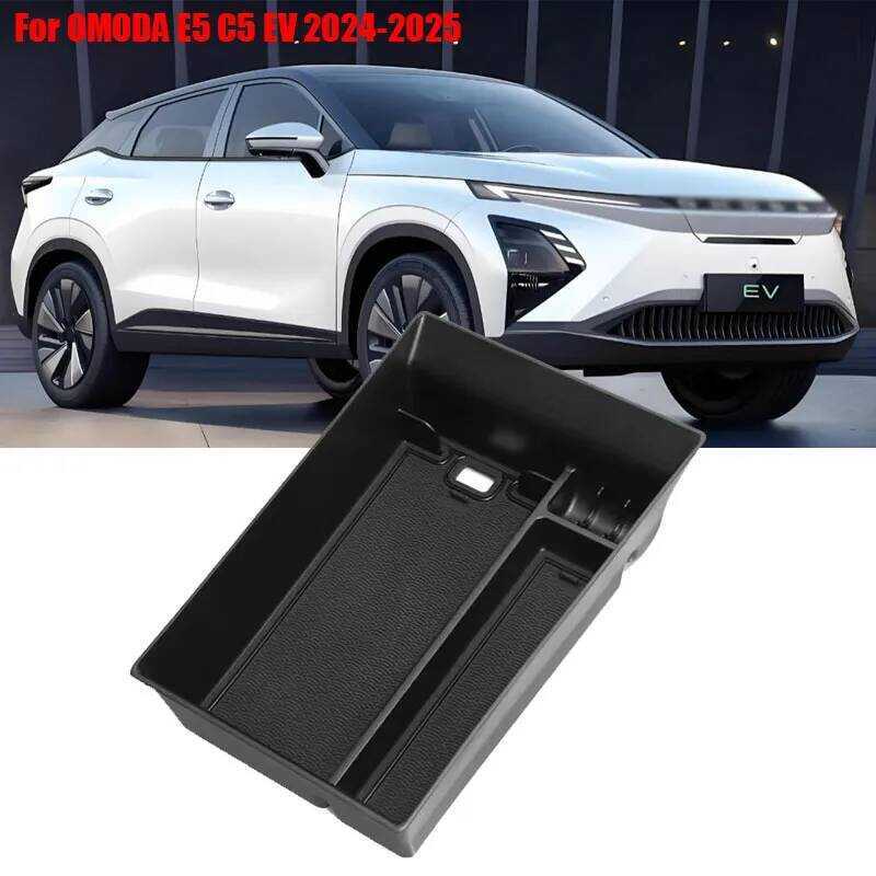 Dành Cho Chery OMODA E5 C5 EV 2024-2025 Xe Tay Hộp Sắp Xếp Ốp Lưng Tự Động Phụ Kiện Nội Thất Trung T