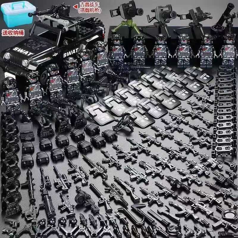 Tương thích với các khối  Lego, mô hình nhân vật hành động lực lượng đặc nhiệm Black Panther sang tr