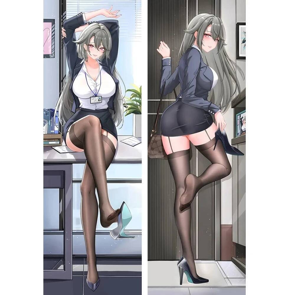 Hoạt Hình Honkai Impact 3 Herta Body Dakimakura Cover Cosplay Đạo Cụ Anime Hai Mặt In Ôm Toàn Thân G