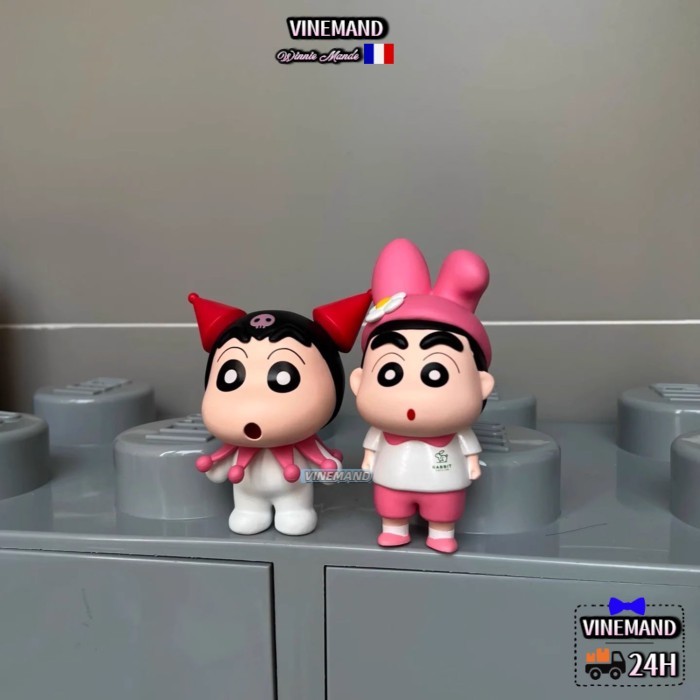 Crayon Little Shin-chan Hình Shin-chan Blind Box Cô Gái Dễ Thương Quà Tặng Trường Hợp Máy Tính Để B