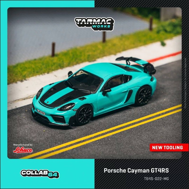 TW 1: 64 Porsche Cayman GT4 RS Mẫu xe hợp kim Porsche