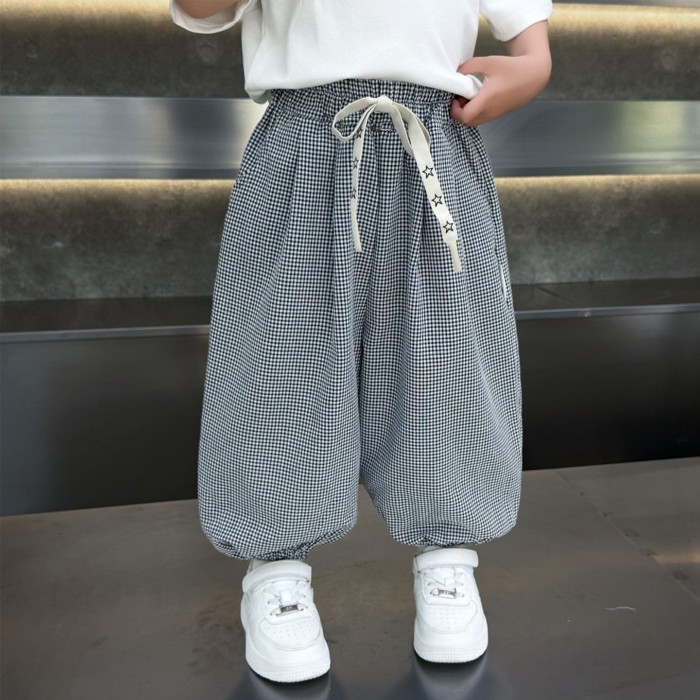 Boys' Pants Summer Thin Style New Summer Trousers Little Boy Handsome Street Summer Clothes C