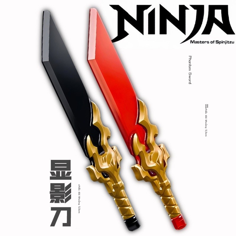 [SIÊU HOT 2025] Tương thích với LEGO Ninjago Khối xây dựng Mùa 19 Lưỡi kiếm Kiếm ma, Đũa phép, Đồ c