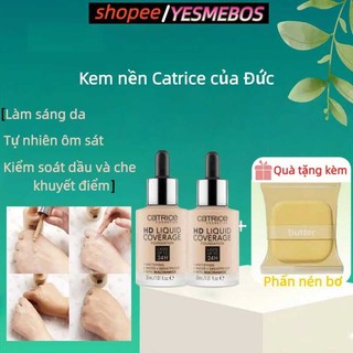 Kem nền Catrice HD Liquid Coverage Foundation che phủ tự nhiên tạo độ mịn màng cho da 30ml (lan66)