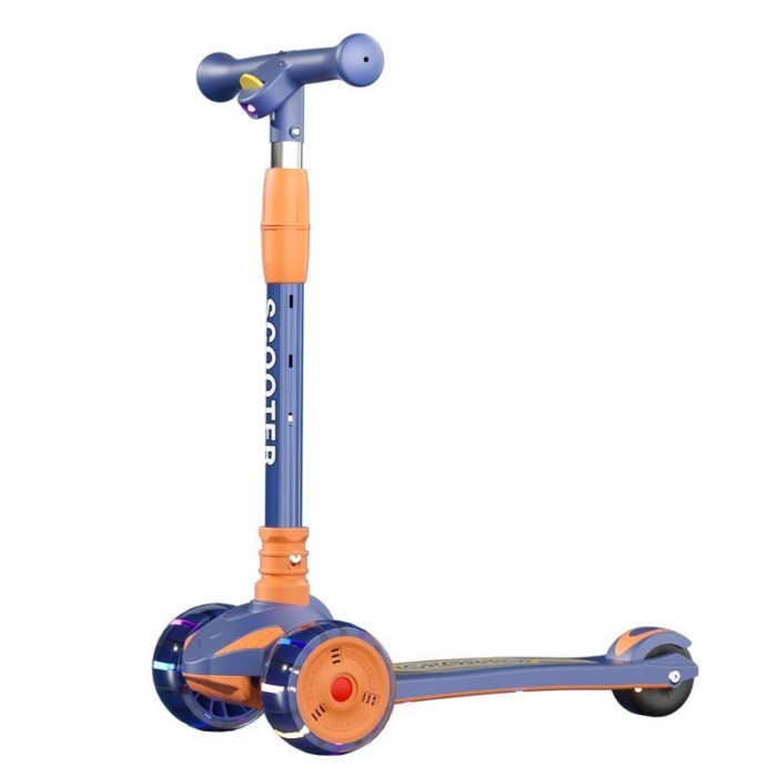 Xe scooter cho bé 2-6-12 tuổi, xe scooter flash làm quà tặng bé, xe scooter một chân gấp cho người
