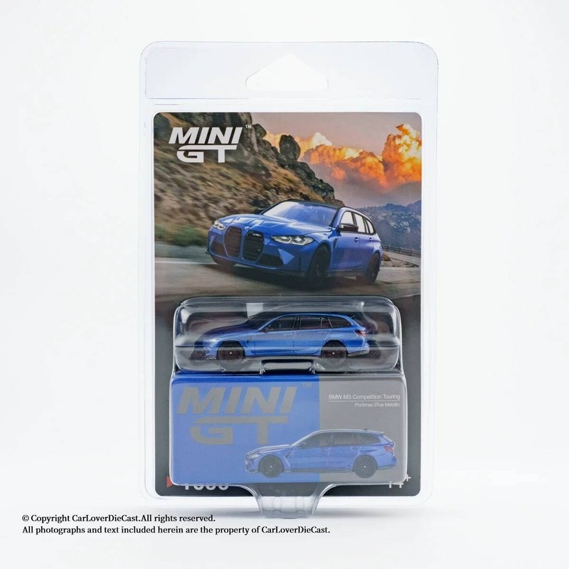 MINI GT 1: 64 #1090 BMW BMW M3 Travel Edition Blue Car Model