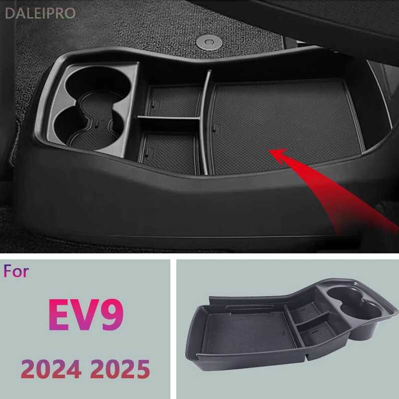 Dành Cho Xe KIA EV9 EV 9 2024 2025 Tay Vịn Kính Hộp Bảo Quản Điều Khiển Trung Tâm Tổ Chức Khay Sửa Đ