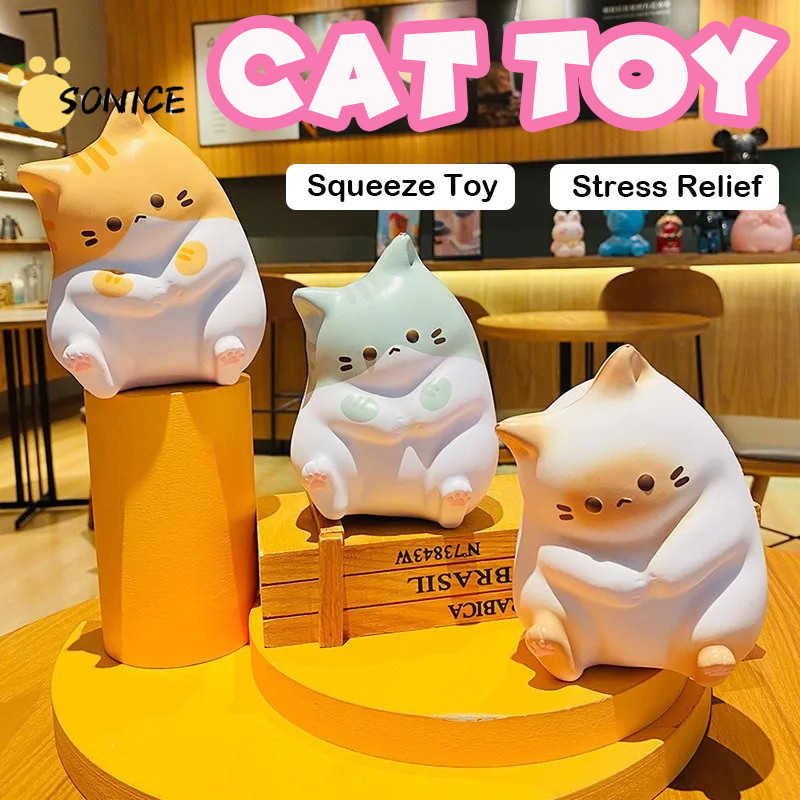 Mèo Dễ Thương Squishy Đồ Chơi Giảm Căng Thẳng Bóp Đồ Chơi Cho Mèo Mềm Squishy Đồ Chơi Mèo Chậm Mèo S