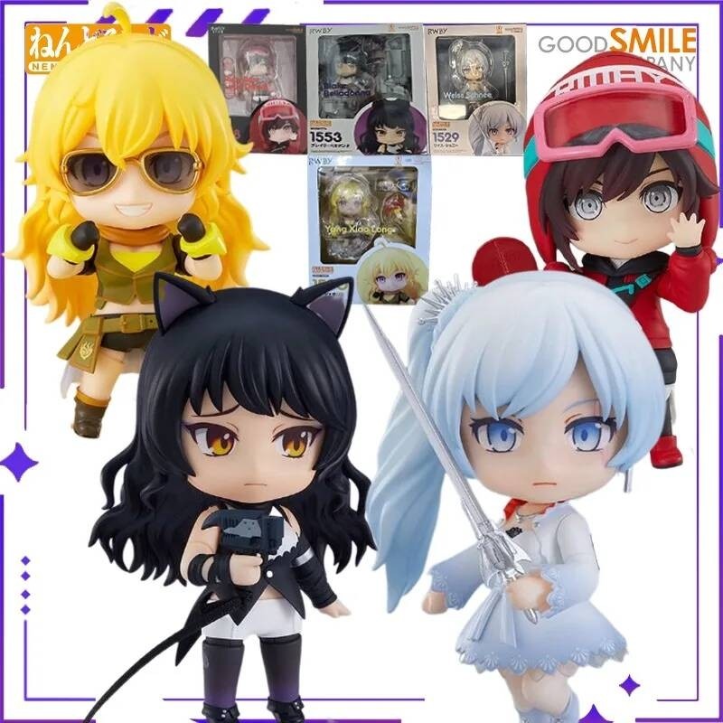 Thương hiệu: Liangxiao GSC Clay Man # 1529 RWBY Weisi Xueni Mô hình nhân anime phiên bản Q, đồ chơi,