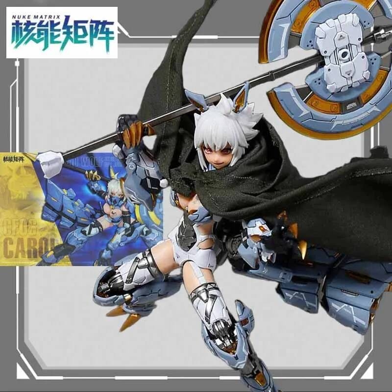 Bộ mô hình ráp NUKE MATRIX FANTASY GIRLS MAD WOLF Anime, đồ chơi lắp ráp, quà tặng cho trai bé gái, 