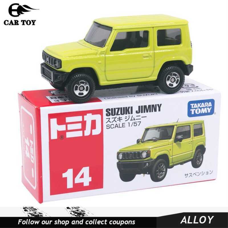 Takara Tomy Tomica No. 14 Suzuki Jimny Xanh Tỉ Lệ 1 / 57 Diecast Xe Mini Mô Hình Đồ Chơi Cho Bo