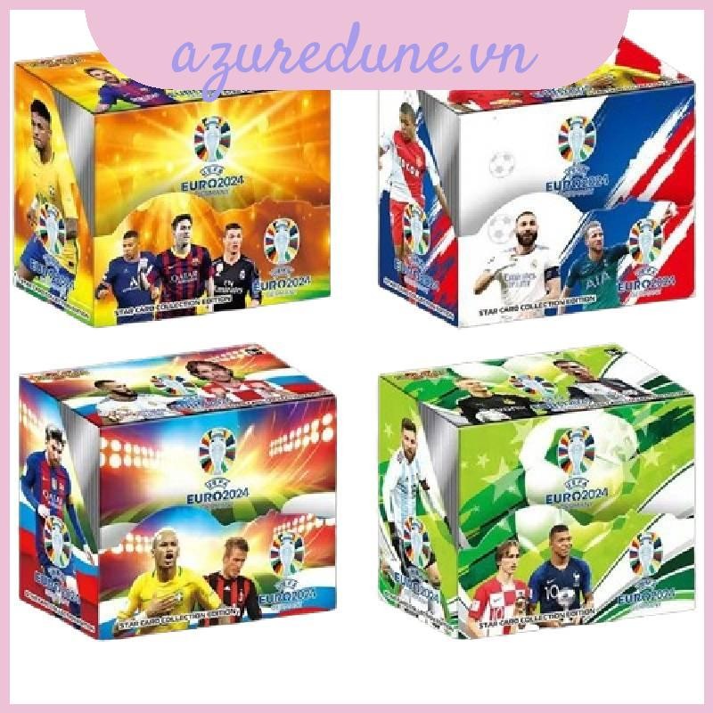 Topnotch Soccer Star Cards Cúp Châu Âu Messi Ronaldo Neymar Bộ bài chơi game sưu tầm