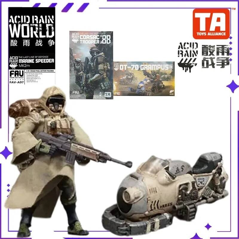 TOYS ALLIANCE Acid Rain War FAV - A14~A16 Mô hình lính di động Orca Motorcycle/Sandfox Sniper, đồ ch
