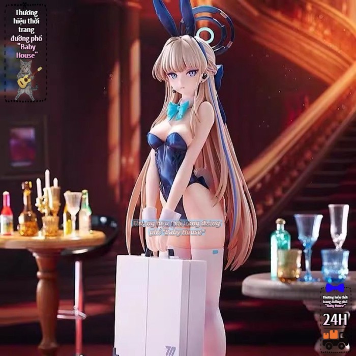 Azure Files Asuka Bunny Girl cosplay mô hình hai chiều gợi cảm