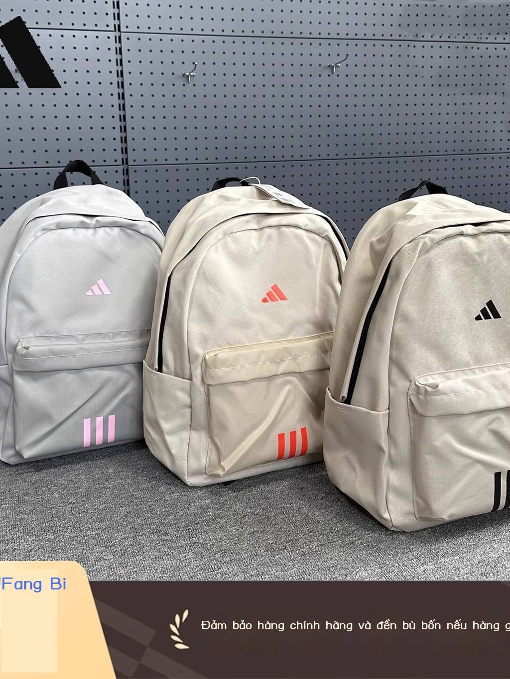 [ Siêu Tiết kiệm] Ba Adidas nam và nữ, mẫu mới 2025, ba lô thể thao nhẹ cho sinh trung học, túi trư