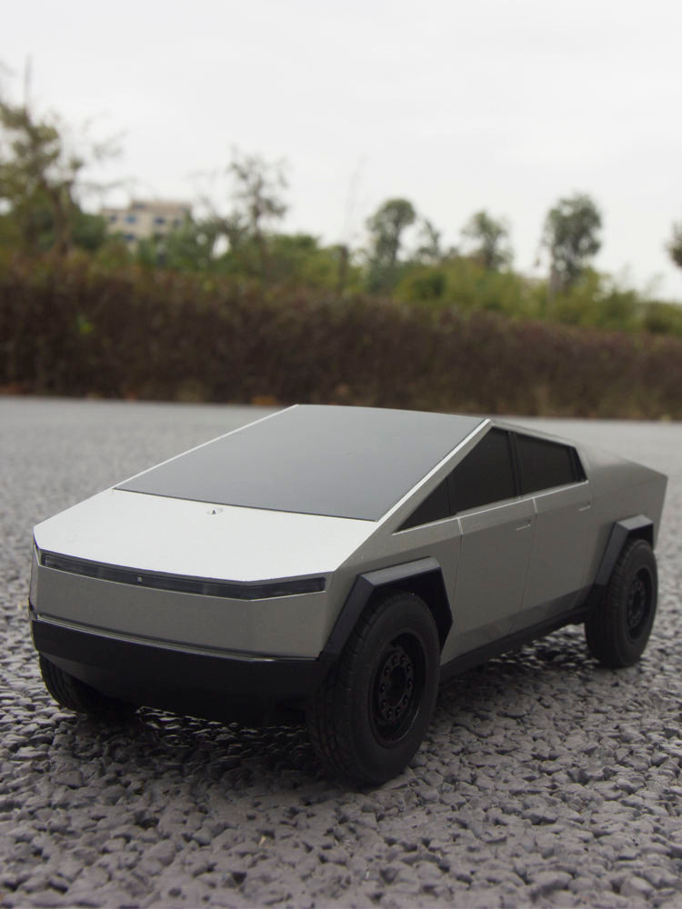 (Giá Hủy Diệt) Tesla Cyber Pickup Điện Xe Ô Tô Điều Khiển Từ Xa Đua Xe Đồ Chơi Phiên Bản Sạc Xe Thể