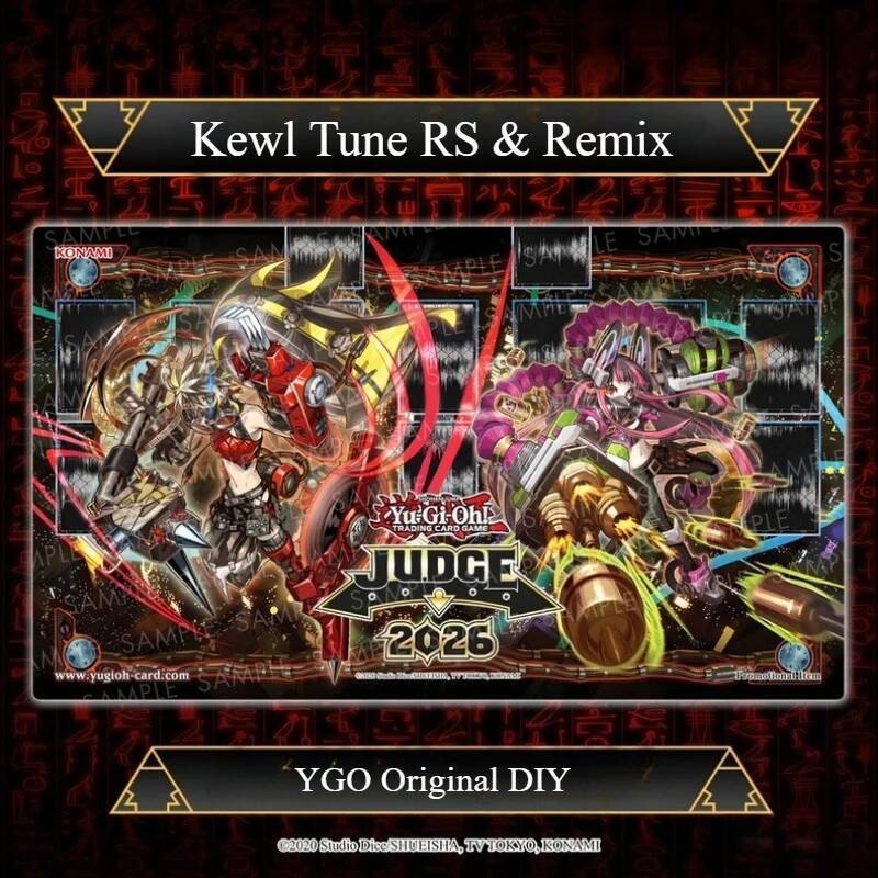 Thảm chơi Yugioh Kewl Tune RS Remix DIY Yu-Gi-Oh TCG OCG Trading Card Games Thảm Duel Plate Thẻ cao 