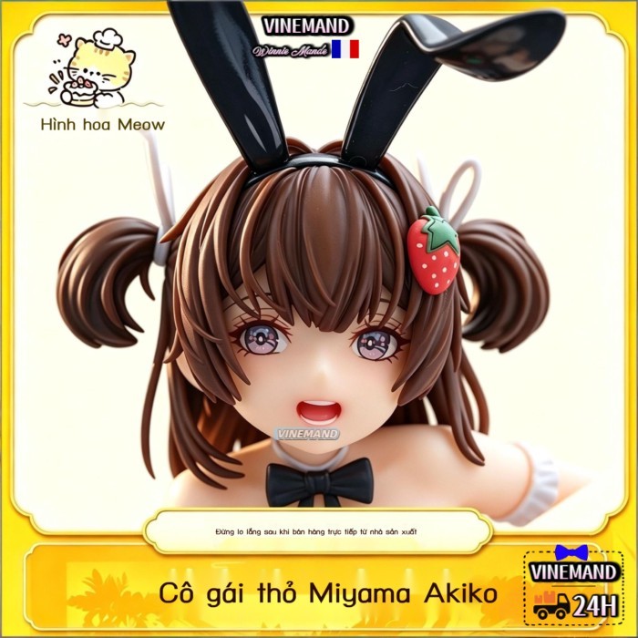 XH Nhà Máy Miyama Thiên Âm Miyama Akiko Chú Thỏ Hình Trò Chơi Anime Ngoại Vi Hai Chiều Mẫu Vật Tran