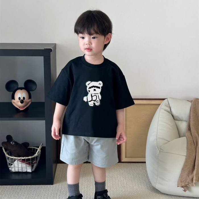 Children's Clothing Boys Short-sleeved T-shirt Children's Summer Clothing Korean Version Tren
