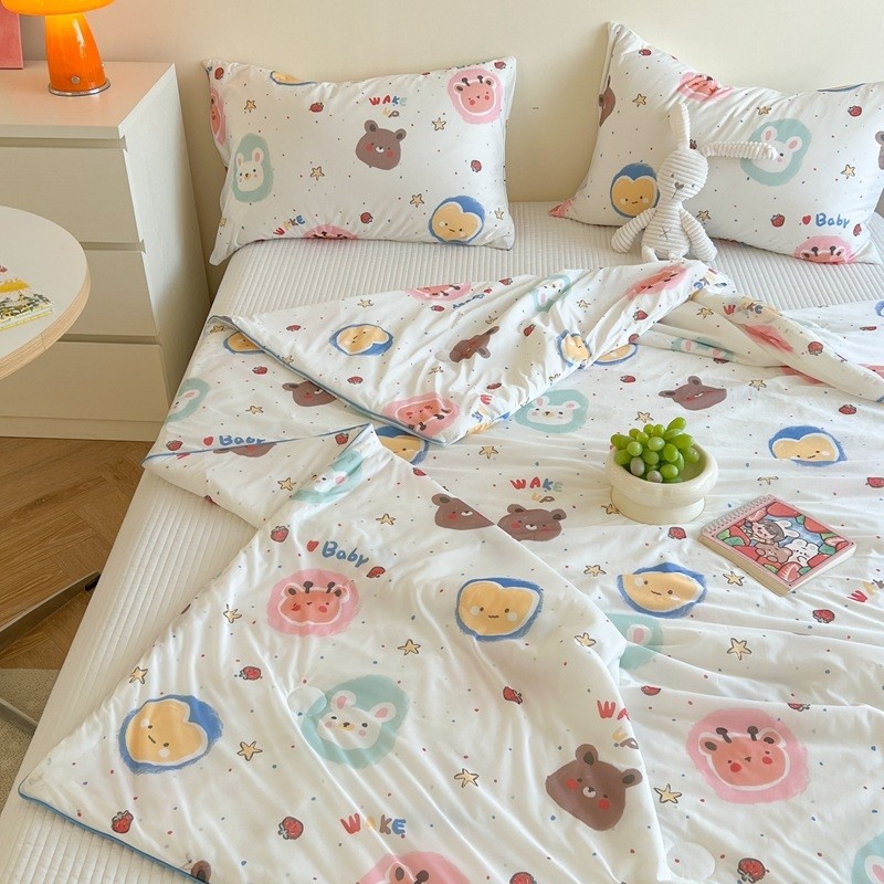 Ins Cool Summer Quilt Cool Summer Quilt Cool Summer Quilt Ice Silk Air Conditioner Quilt Children Ad