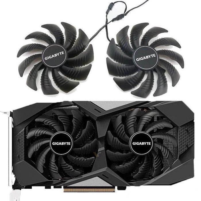 GIGABYTE / GIGABYTE GTX 1650 / GTX 1650 Quạt làm mát Card đồ họa SUPER T129215SU