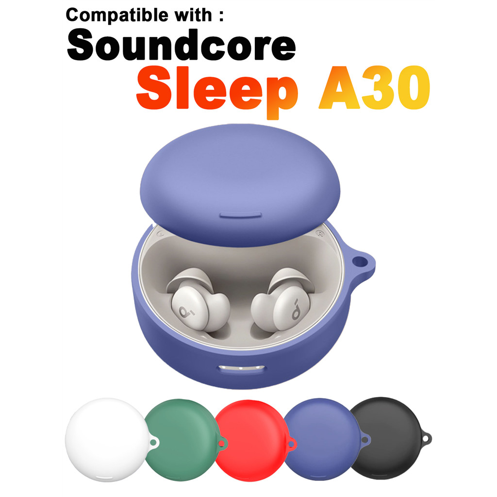 Dành Cho Anker Soundcore Sleep A30 Tai Nghe Silicon Mềm Chống Sốc Vỏ Bảo Vệ Có Móc Khóa