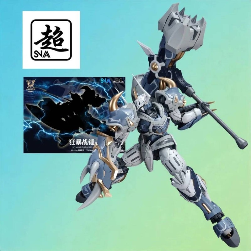 SNAA 1/144 SC‑010 Furious Warhammer Galahad The Round Table Knights Bộ mô lắp ráp, Mô hình nhân vật 