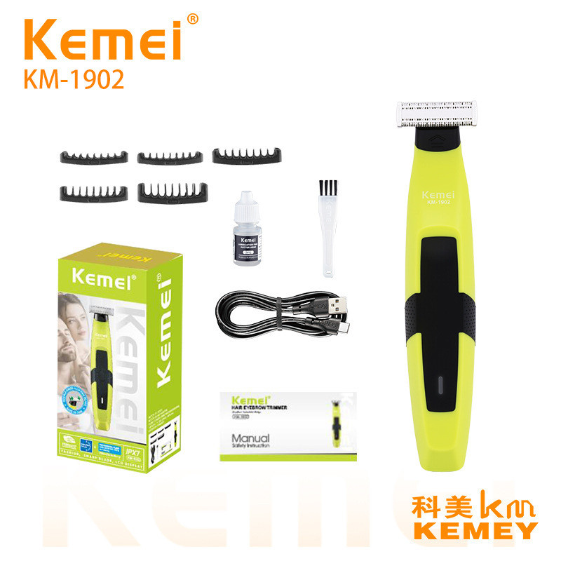 Máy cạo râu điện Kemei Kemei KM-1902 Máy cạo lông nữ Máy cạo lông toàn thân