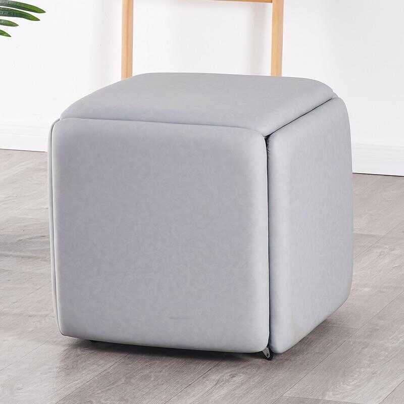 Ghế Rubik's Cube dùng trong nhà, đẩu đa năng kết hợp cho phòng khách, ăn, sofa, bàn cà phê, có ngăn 