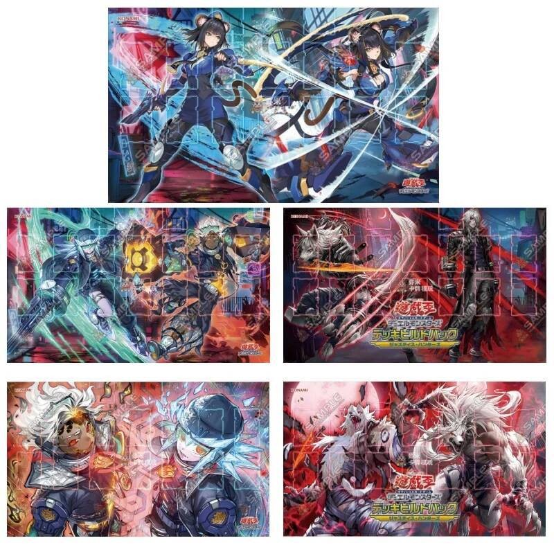Dòng K9 mới 600x350mm Yu-Gi-Oh Tùy chỉnh K9-17 Izuna Playmat TCG OCG Game Ngoại vi Jokul 66b Đèn lồn