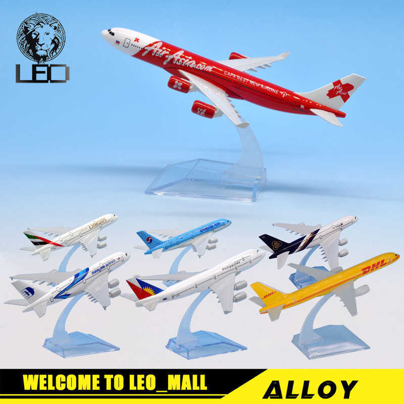 LEO 1: 400 Mô hình máy bay Diecast Hợp kim mô hình 16cm Airbus A320 / A380 Boeing777 Boeing747