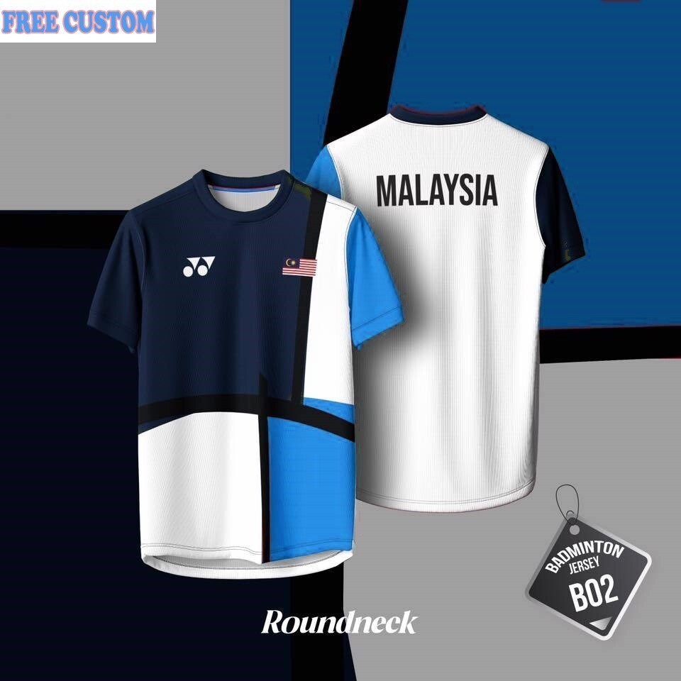 [TÙY CHỈNH MIỄN PHÍ] JERSEY BADMINTON MALAYSIA [ALL ENGLAND 2025] JERSI BADMINTON MALAYSIA 2025 [ALL