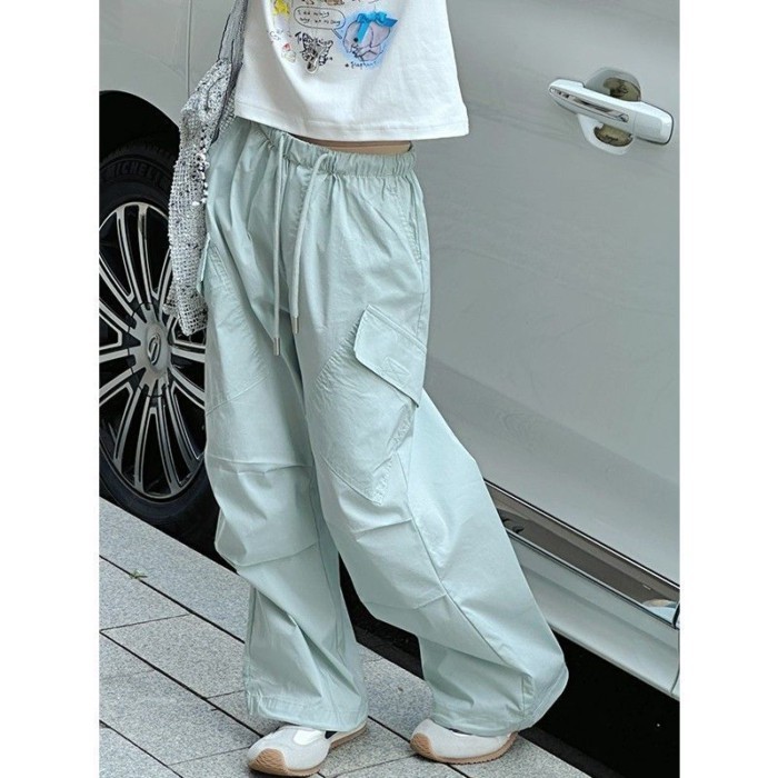 Girls' Pants Summer Thin New Style Overalls For Older Children, Junior High School Students A