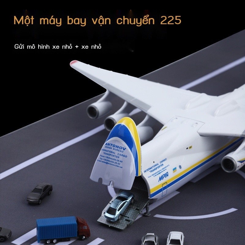 [ Siêu Tiết kiệm] Một mô hình máy bay 225 vận tải AN-225 Ukraine Antonov mô hình hợp kim mô phỏng q