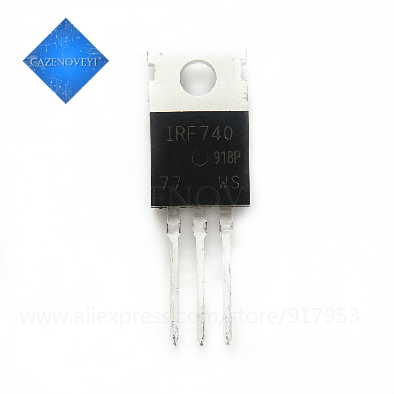 10 Chiếc IRF740PBF IRF740 TO-220 400V 10A Mới Chính Hãng Còn Hàng