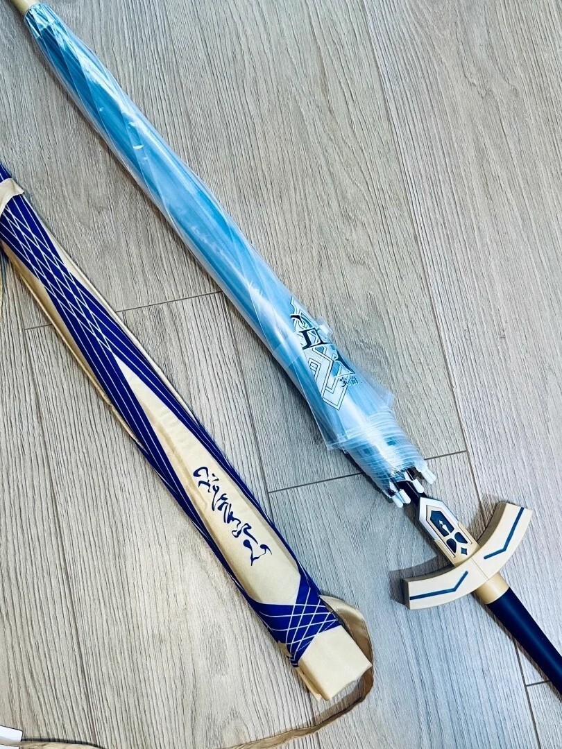 [ Giá SIÊU RẺ ] Ống dù Victory Lion Covenant Guardian của Pizza Hut x FGO, túi nhung, ô tay dài, Fa