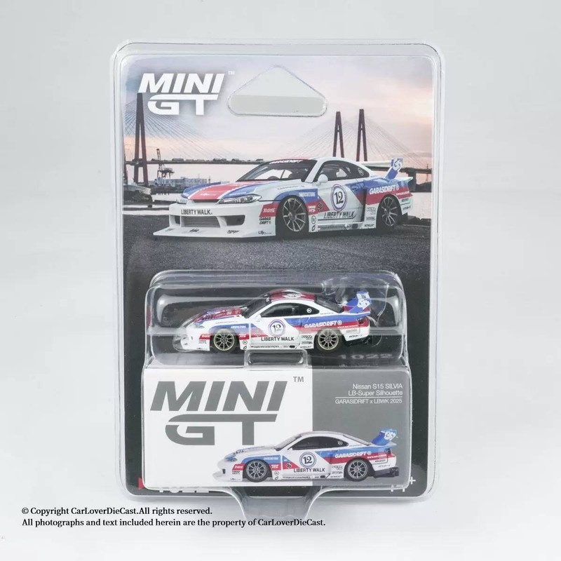 MINIGT 1: 64 #1022 S15 SILVIA No. Mẫu xe hợp kim 12