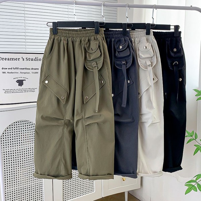 Boys' Pants, New Autumn Overalls, Medium And Large Children's Autumn Sports Trousers, Childre