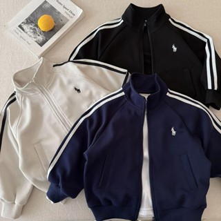 [Sản phẩm mới] Áo khoác trẻ em phong cách mới Áo khoác bóng chày Đồng phục bé trai bé gái Cổ đứng thể thao thông thường