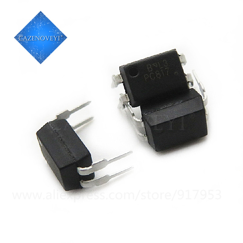 10 mảnh PC817B DIP-4 PC817 817 817B EL817 LTV817A LTV-817-A Bộ ghép ảnh gắn mật độ cao